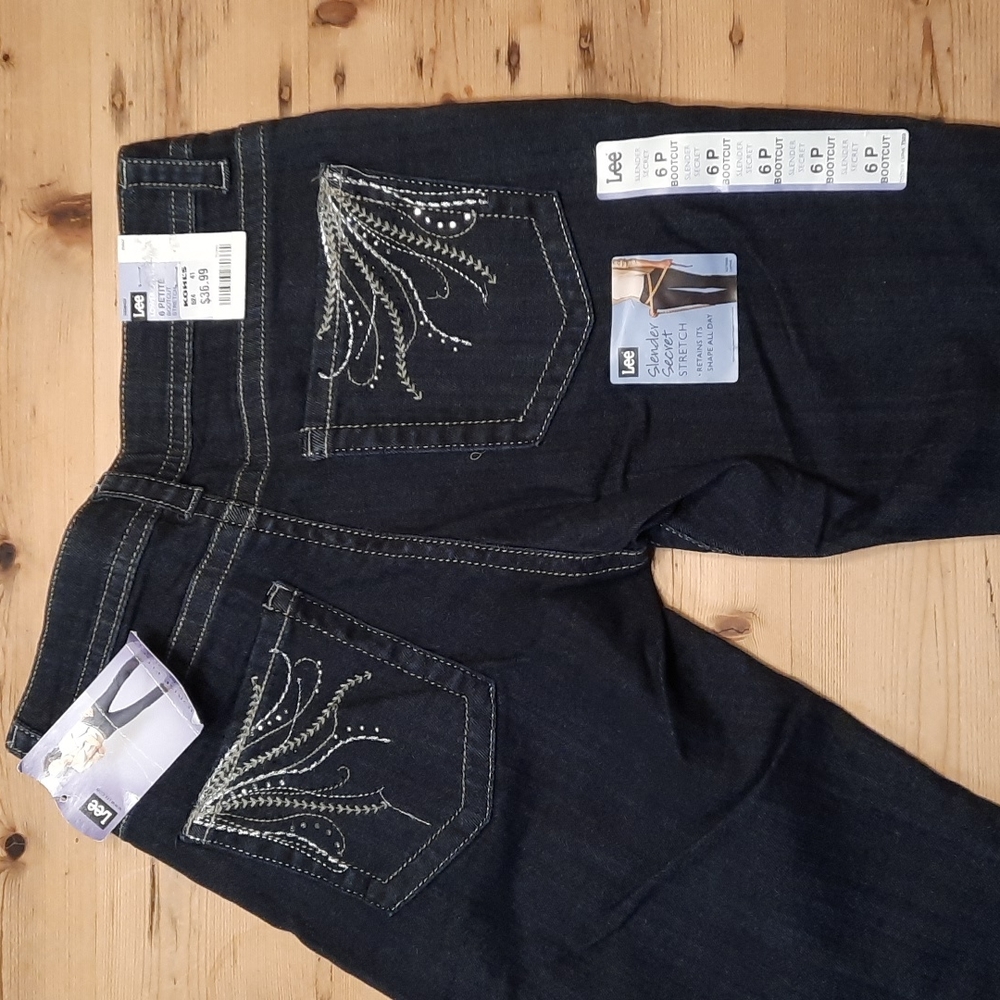 Lee slender secret stretch boot cut jeans brand new